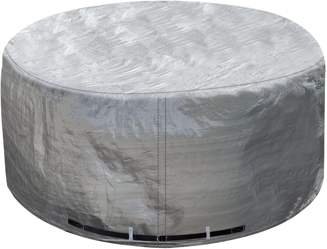 UCEDER Waterproof Hot Tub Cover Outdoor Spa Cover (91''x 91''x20) 600D Heavy Duty Polyester Hot Tub Cover Protector(Brown)