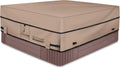 ULTCOVER Waterproof 600D Polyester Square Hot Tub Cover Outdoor SPA Covers 90 x 90 inch