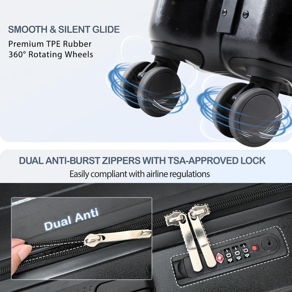 2025 Upgraded Wine Suitcase for Airplanes 12 Bottle, Thickened Wine Luggage for Airplane Travel with TSA Approved Lock and 360֯ Rotating Wheels, Wines Travel Suitcase with Removable Insert