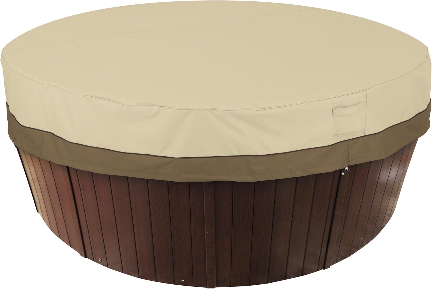Classic Accessories Veranda Water-Resistant 84 Inch Round Hot Tub Cover, Patio Furniture Covers