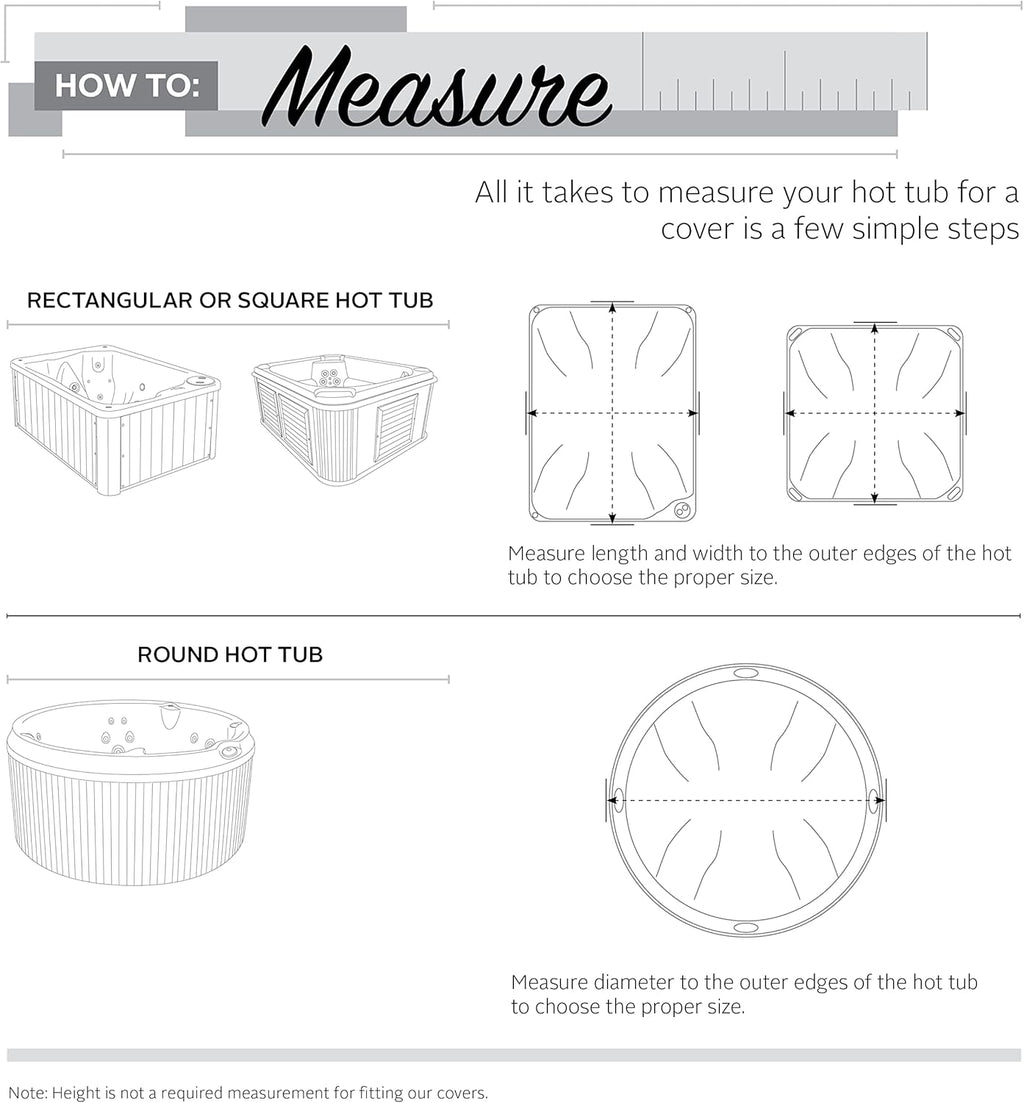 Classic Accessories Veranda Water-Resistant 84 Inch Round Hot Tub Cover, Patio Furniture Covers